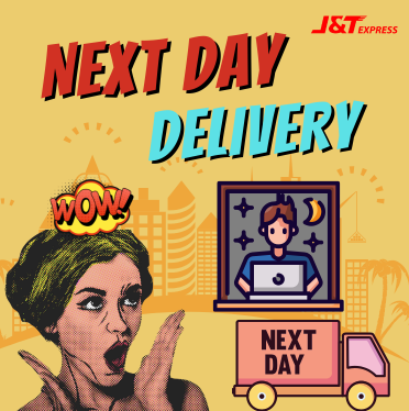 Next day delivery available across Peninsula Malaysia – get your poppers fast with J&T Express.