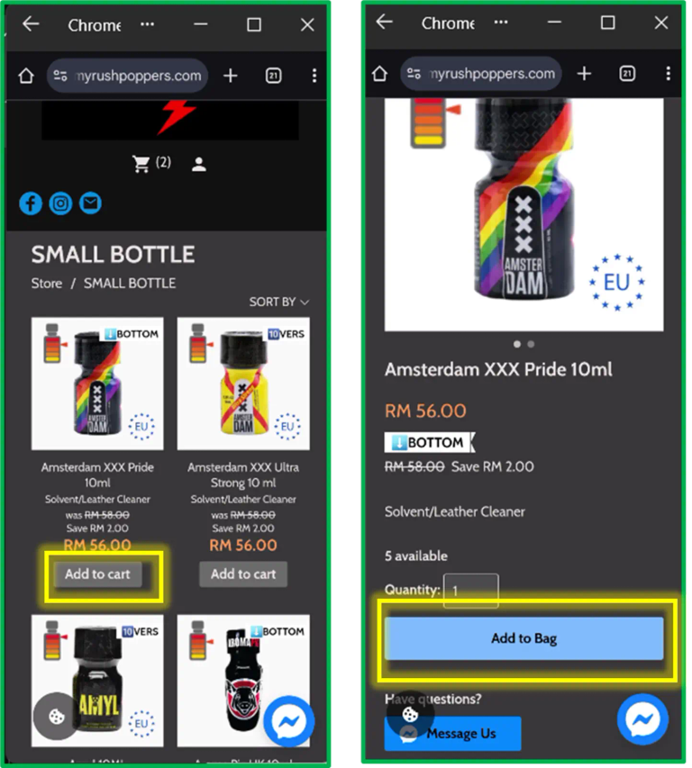 How do I buy a product-Step 1