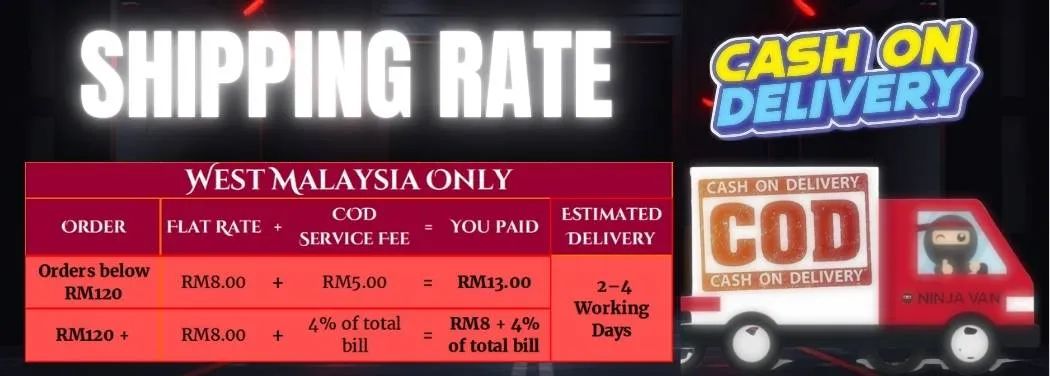 Cash on Delivery Shipping Rate